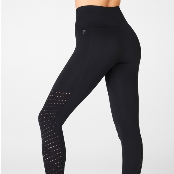 Fabletics, High-Waisted, Perforated 7/8 Legging - Picture 3 of 9